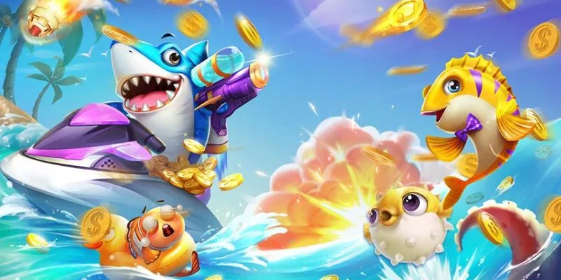 Giao diện game bắn cá siêu ấn tượng 